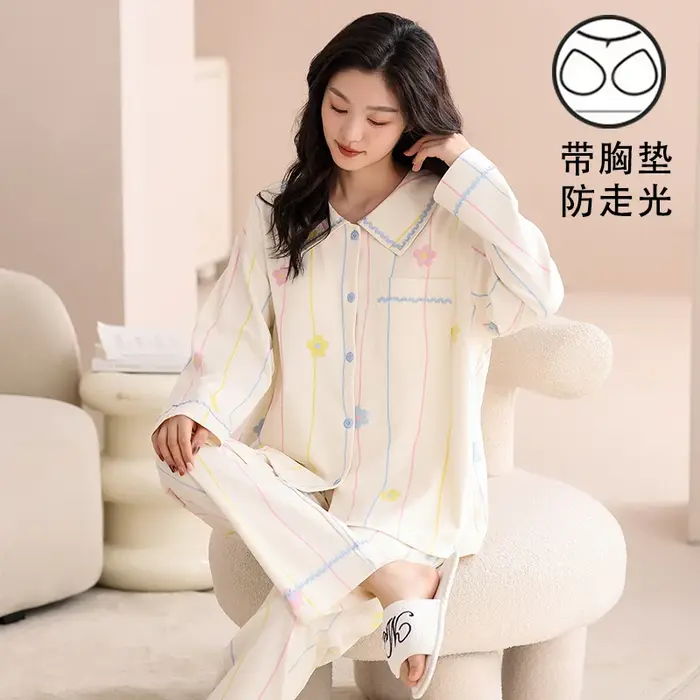 Ensemble pyjama 100% coton pour femmes