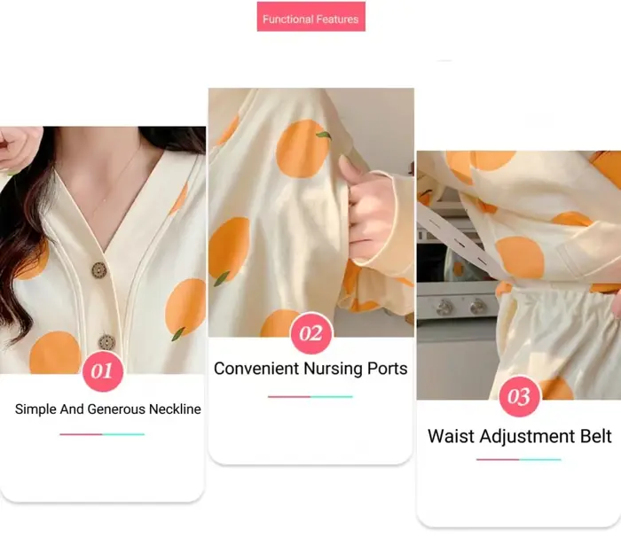 Pyjamas de maternité Homewear Costume