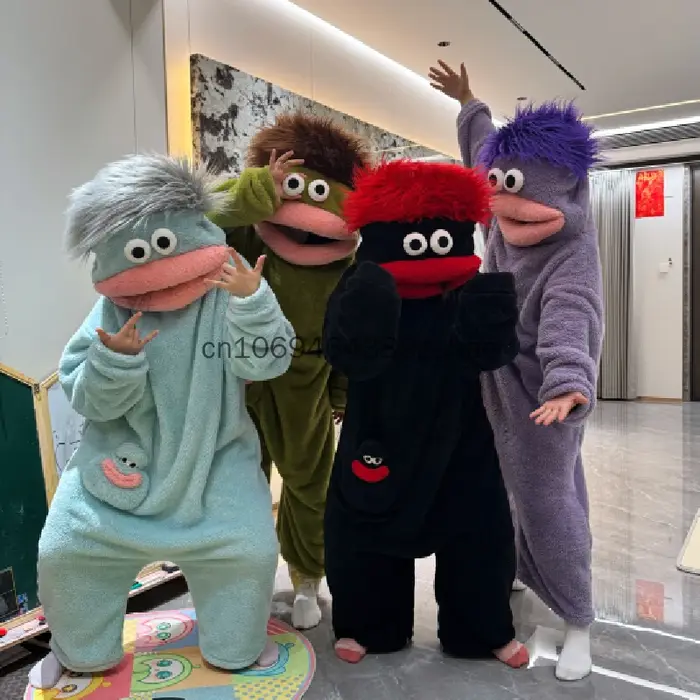 Pyjama Combinaison Monstre à Grande Bouche Amusant et Mignon