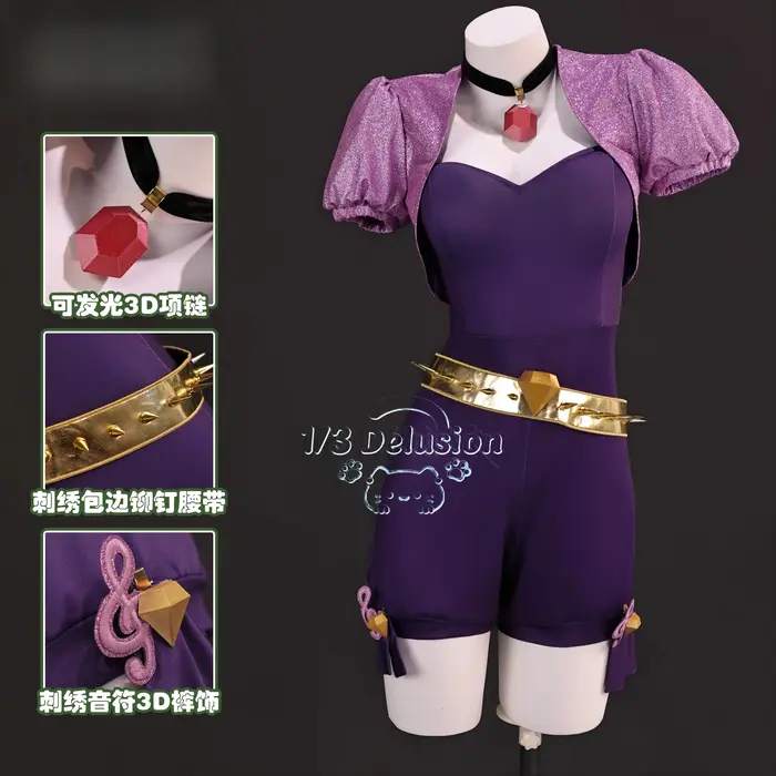 Costume de cosplay Equestria Girls The Dazzlings Adagio Dazzle Aria Blaze Sonata Dusk