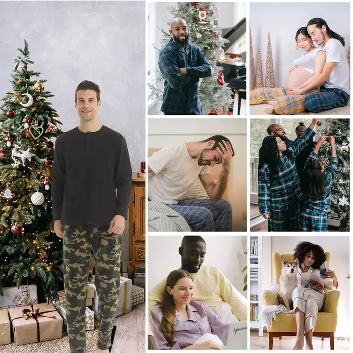Pantalon de pyjama de noël pour hommes
