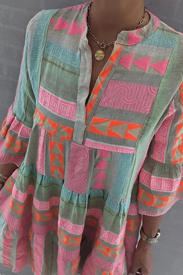 Robes pour femmes, col en V