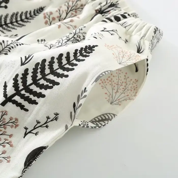 Pyjama imprimé zèbre pour femme