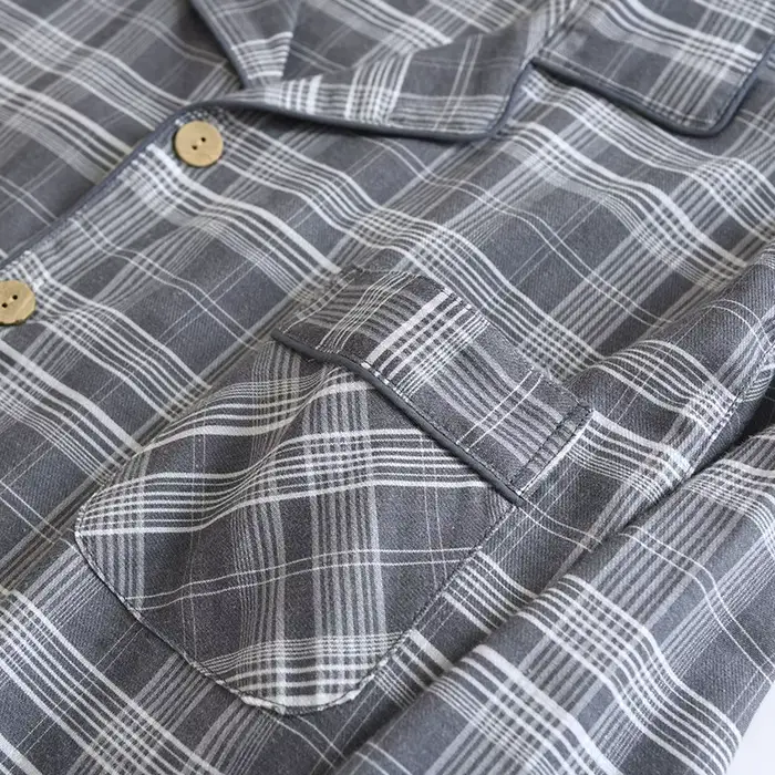 Ensemble pyjama 100% coton gaze pour hommes