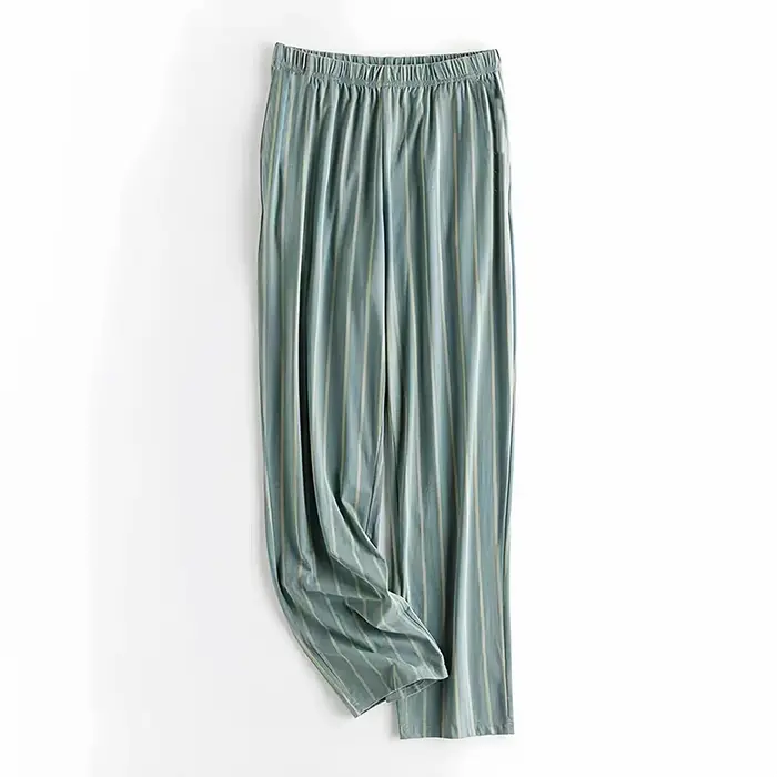 Pantalon de pyjama d'été fin pour hommes, grande taille, FJD, adolescents, peut porter, maison
