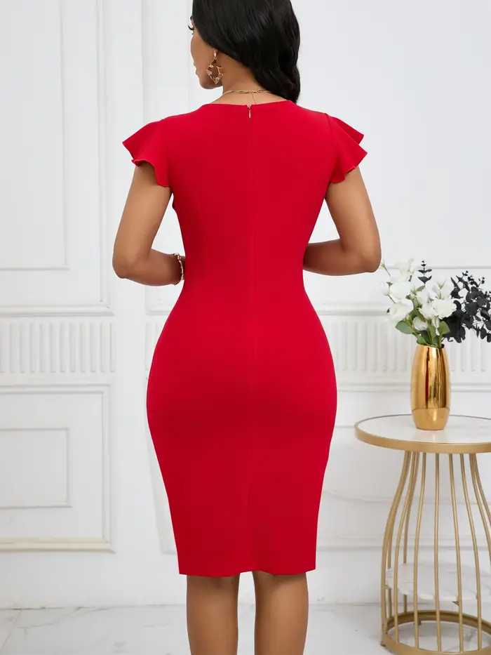 Robe fourreau moulante pour femme