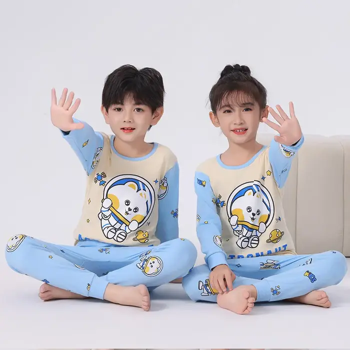 Pyjamas pour enfants garçons Totoro coton vêtements pantalons ensemble