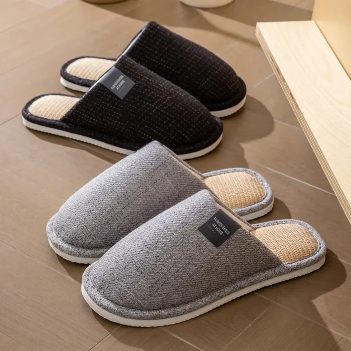 Chaussons unisexes pour la maison