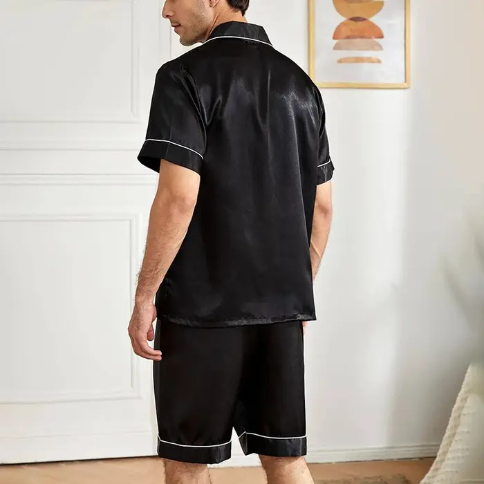 Ensemble de pyjama en satin pour hommes