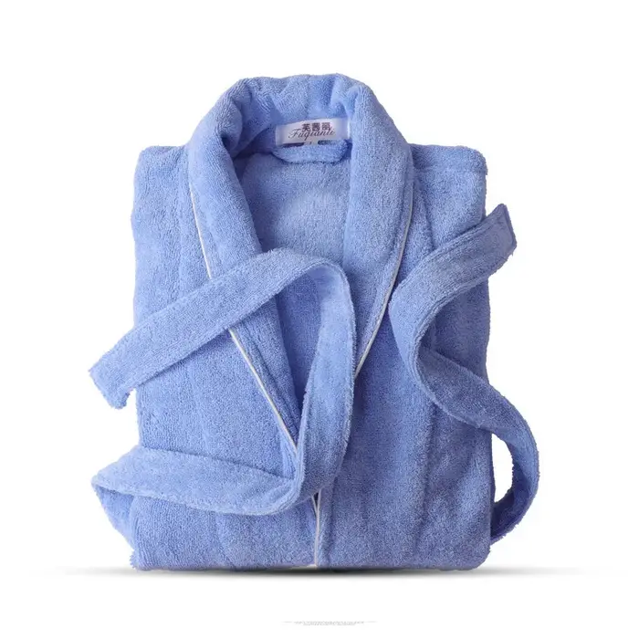 Peignoir en éponge douce pour hommes et femmes