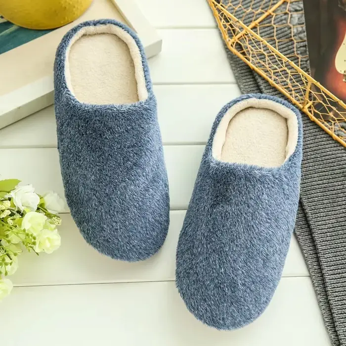 Pantoufles de chambre en peluche pour femmes, intérieur, anti-ald, doux, sol de la maison, hiver, ch