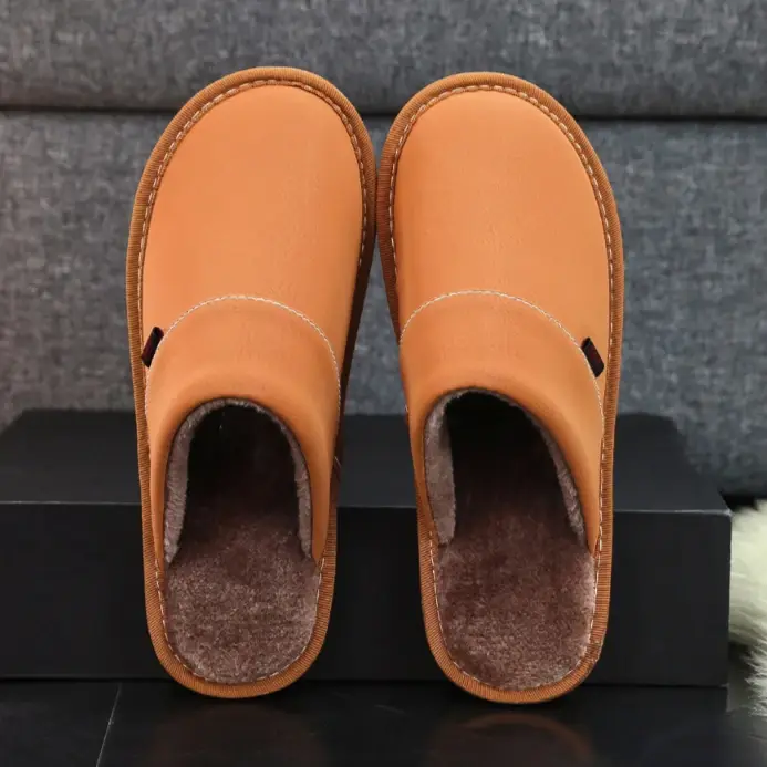 Pantoufles d'hiver Extra-larges pour hommes