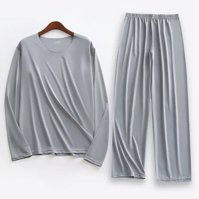 Pyjama en soie glacée pour hommes