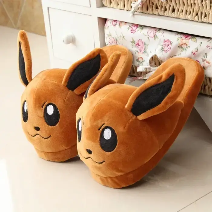 Dessin animé anime Gengar ronflex pantoufles d'hiver fond semelle intérieure souple 280MM chaussures
