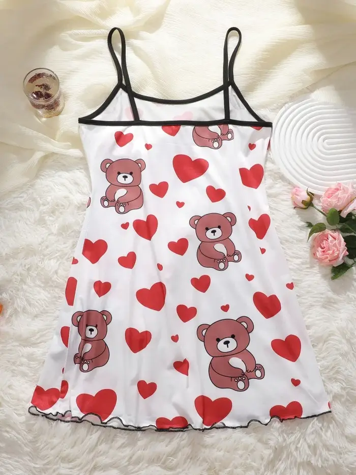 Robe de nuit d'été mignonne pour femme