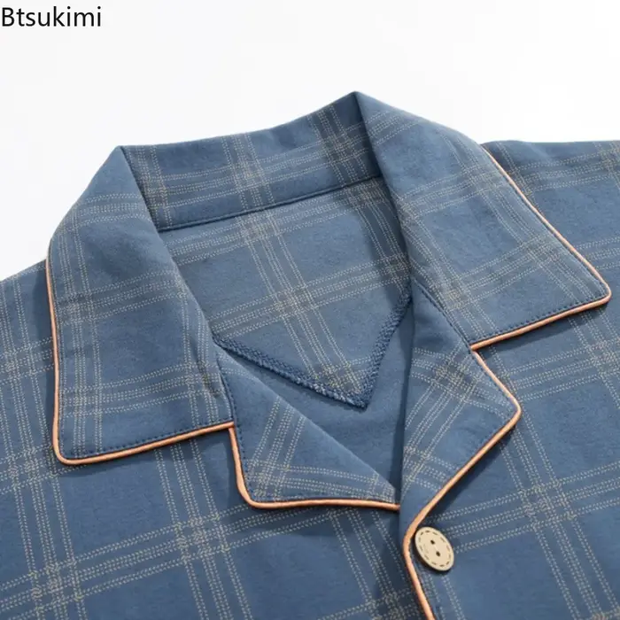 Ensemble pyjama en pur coton pour hommes