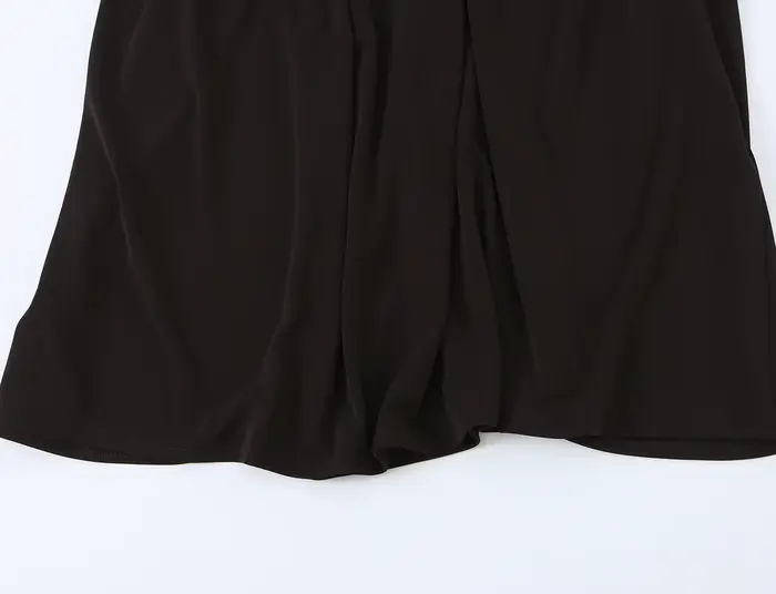 Robe nuisette pour femme - Jupe longue à volants à la taille avec bretelles réglables